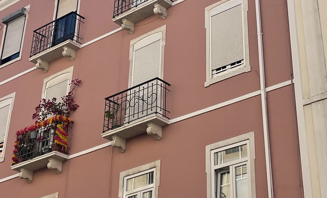 Pintura exterior de fachada